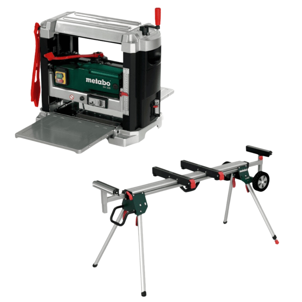 Metabo – Bench Thicknesser DH 330 with KSU 251 Mitre Saw Stand Combo