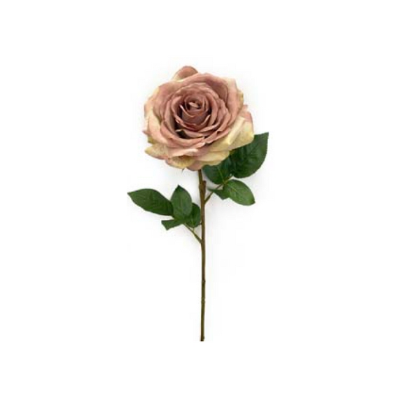 Toolhome Blossoms – Rose Full Bloom – Dusty Mauve – Pack of 6 – 64cm