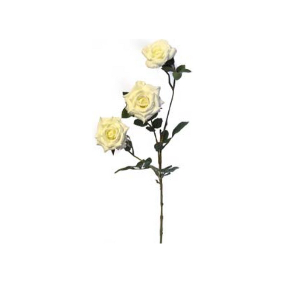 Toolhome Blossoms – Rose Diamond – White – 50cm