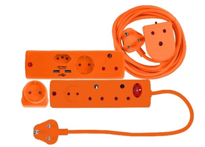 Electricmate Multiplug – ORANGE