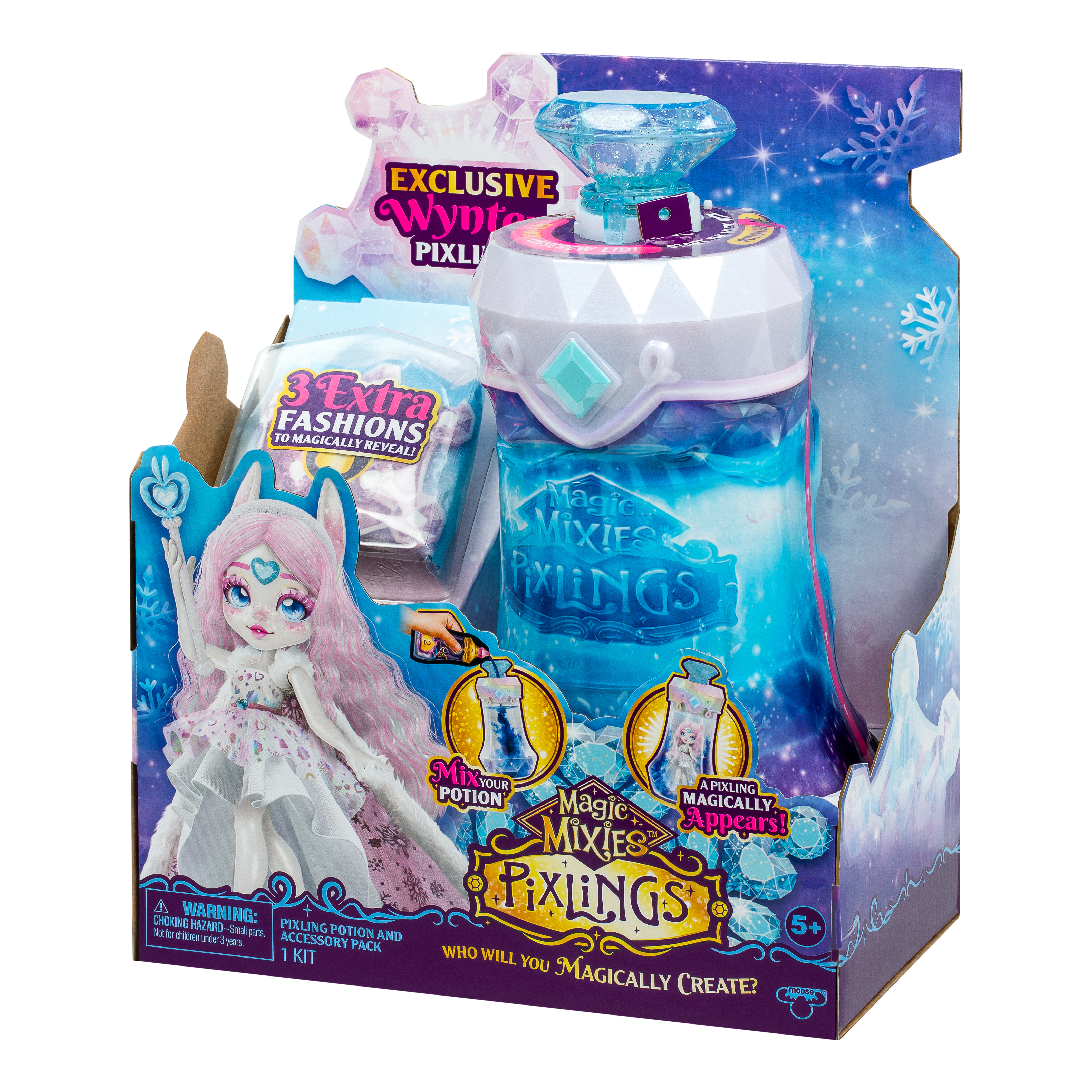 Magic Mixies Pixlings Single Pk White Bunny