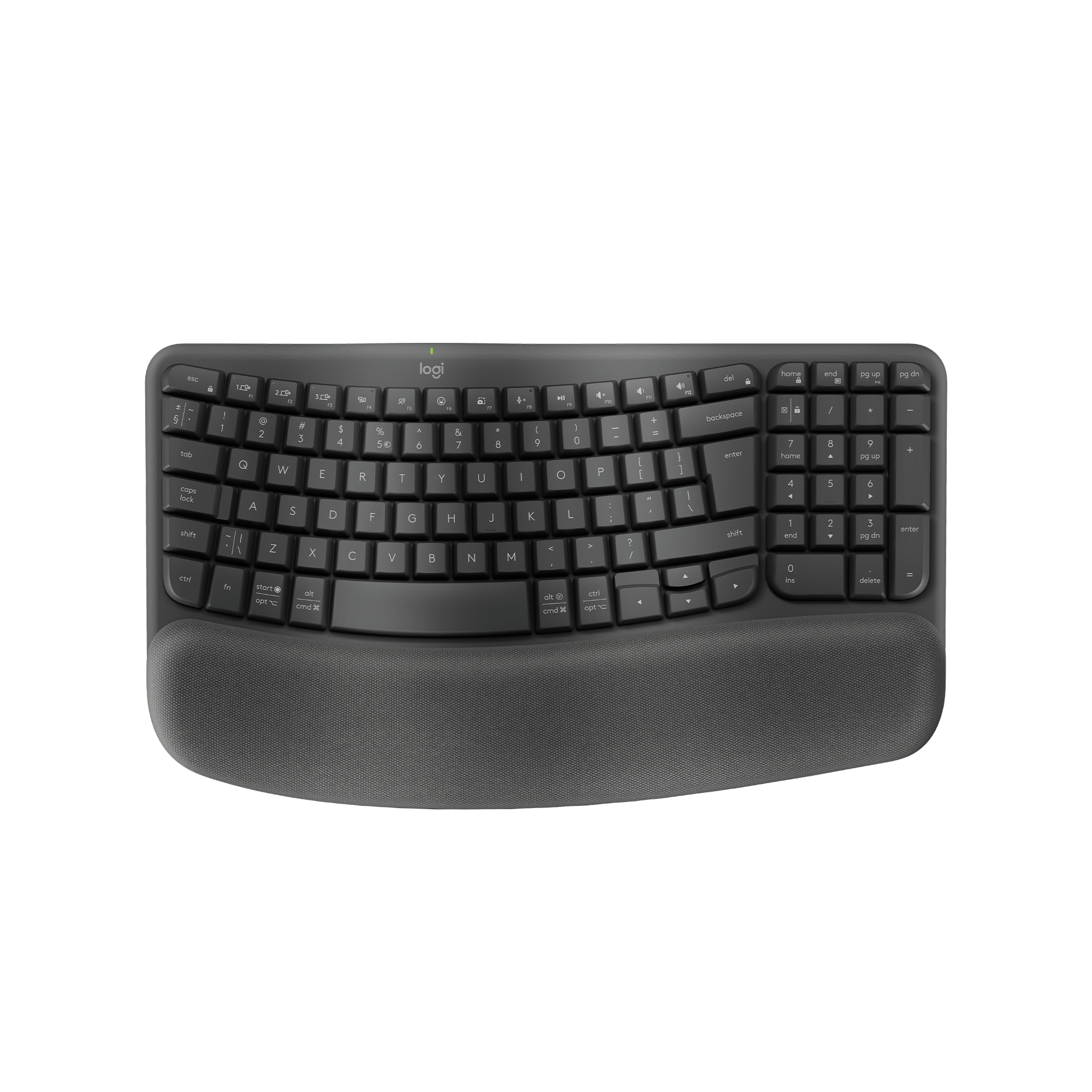 Logitech Wave Keys Wireless Ergonomic Keyboard