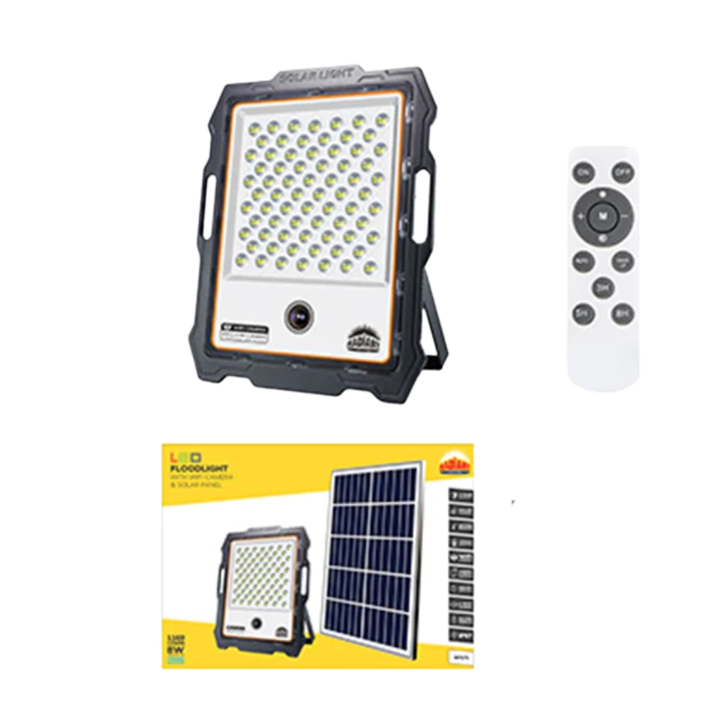 Radiant – Solar Floodlight & Wi-Fi Camera Led – 1160lm – 70000k
