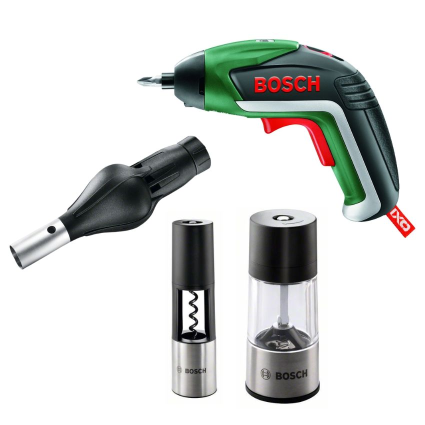 Bosch – IXO Lithium-Ion Cordless Screwdriver with Attachment Accessories
