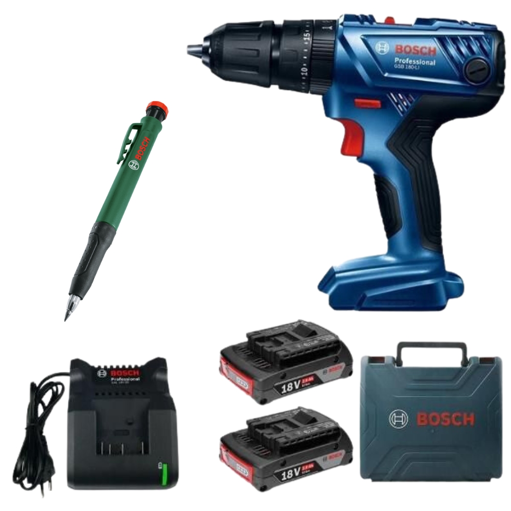 Bosch – GSB 180-LI Cordless 18v Impact Drill with