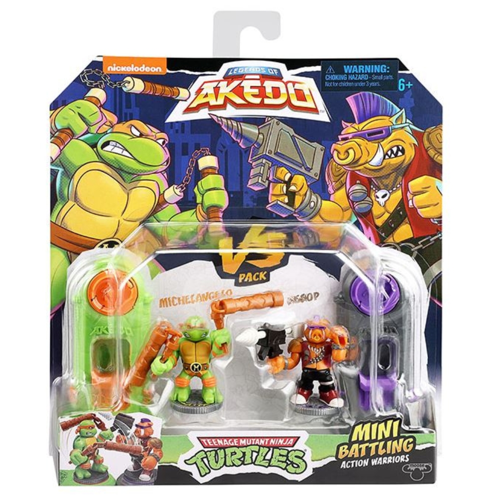 Akedo – TMNT Versus Pack – Michelangelo Vs Bebop