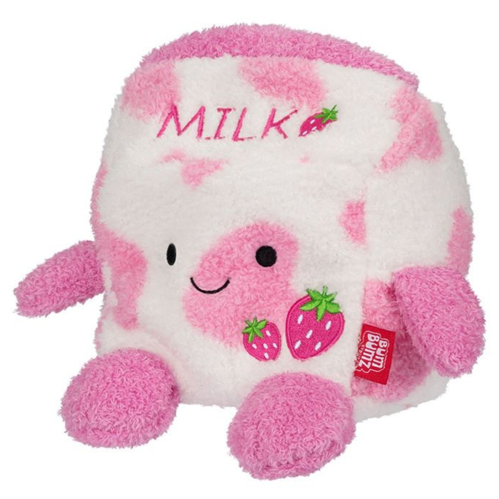 Bum Bumz – Breakfast Bumz Plush – 19cm – Sunday Strawberry Milk