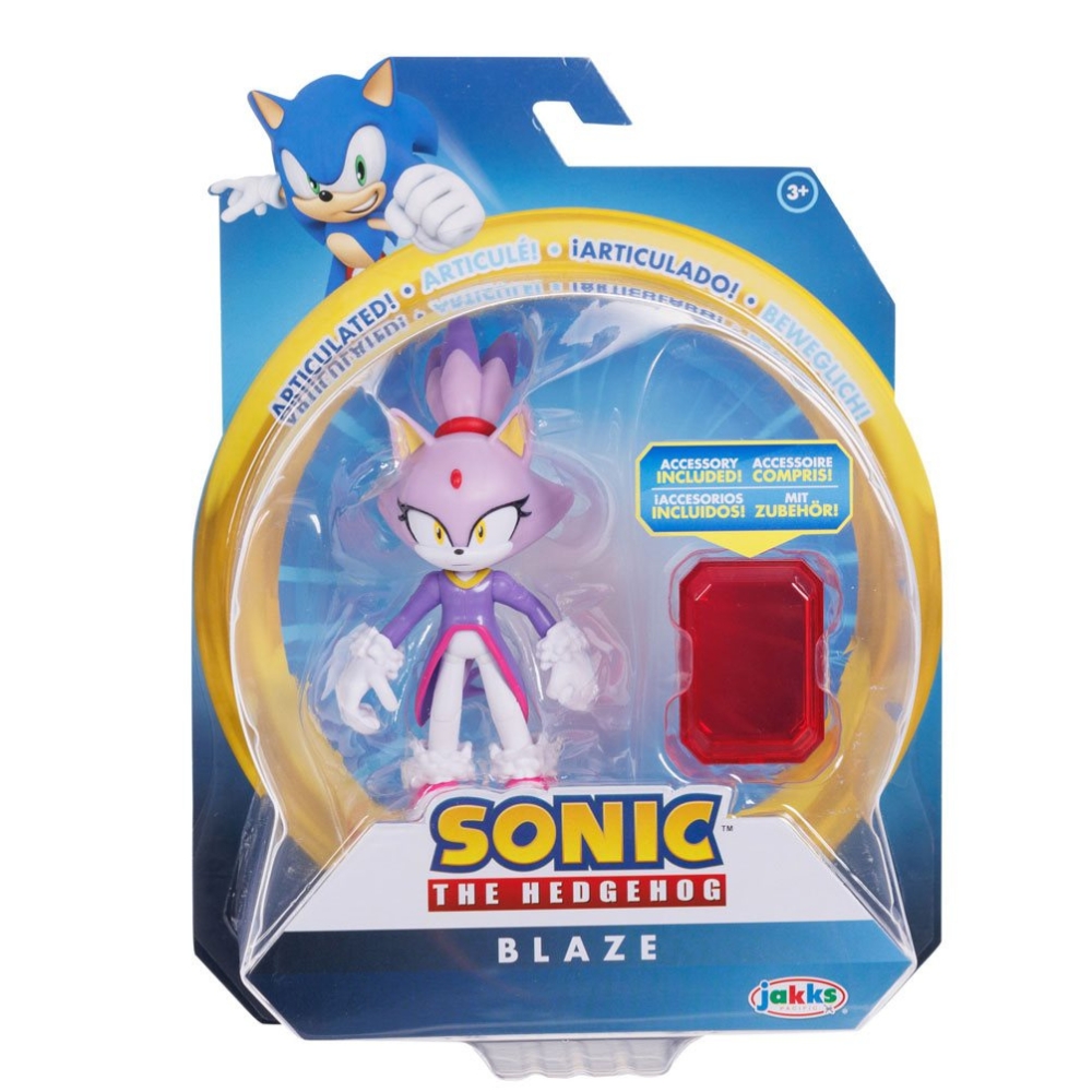 Sonic – 10cm Articulated Figures With Accessories – Blaze