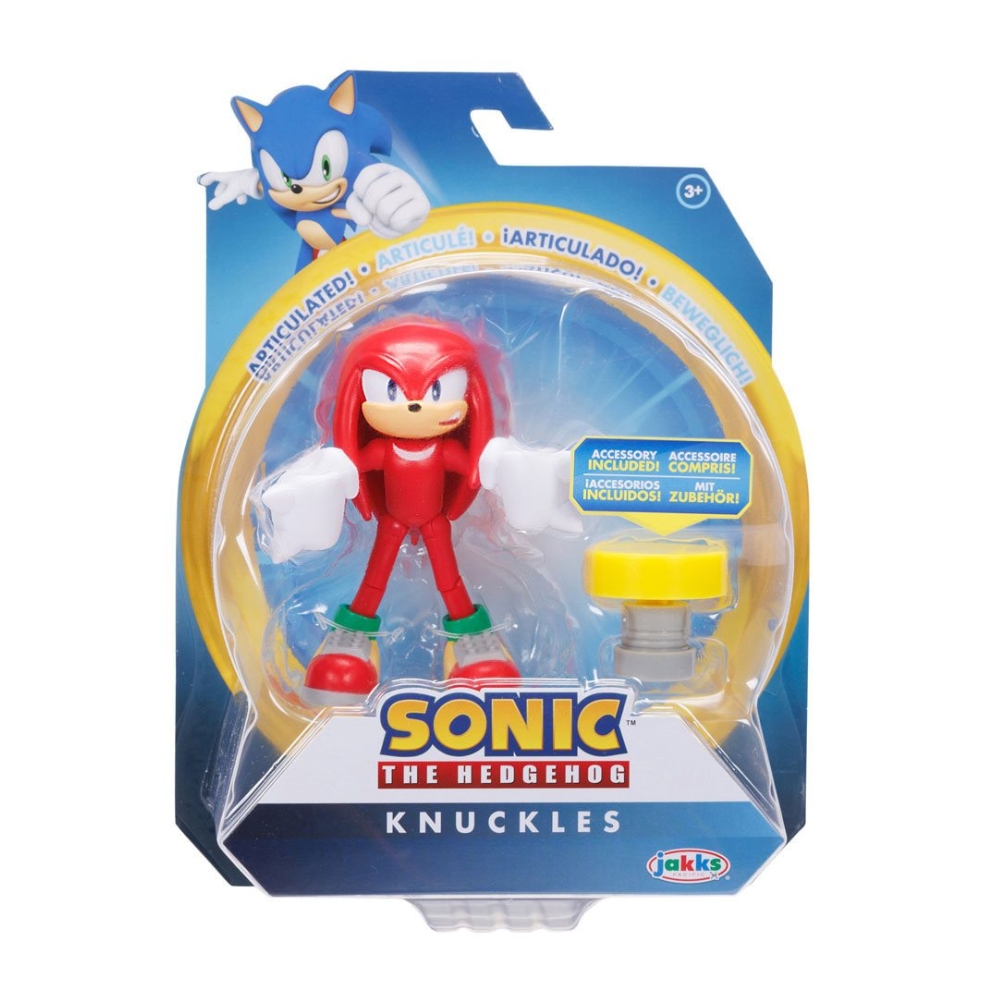 Sonic – 10cm Articulated Figures With Accessories – Knuckle