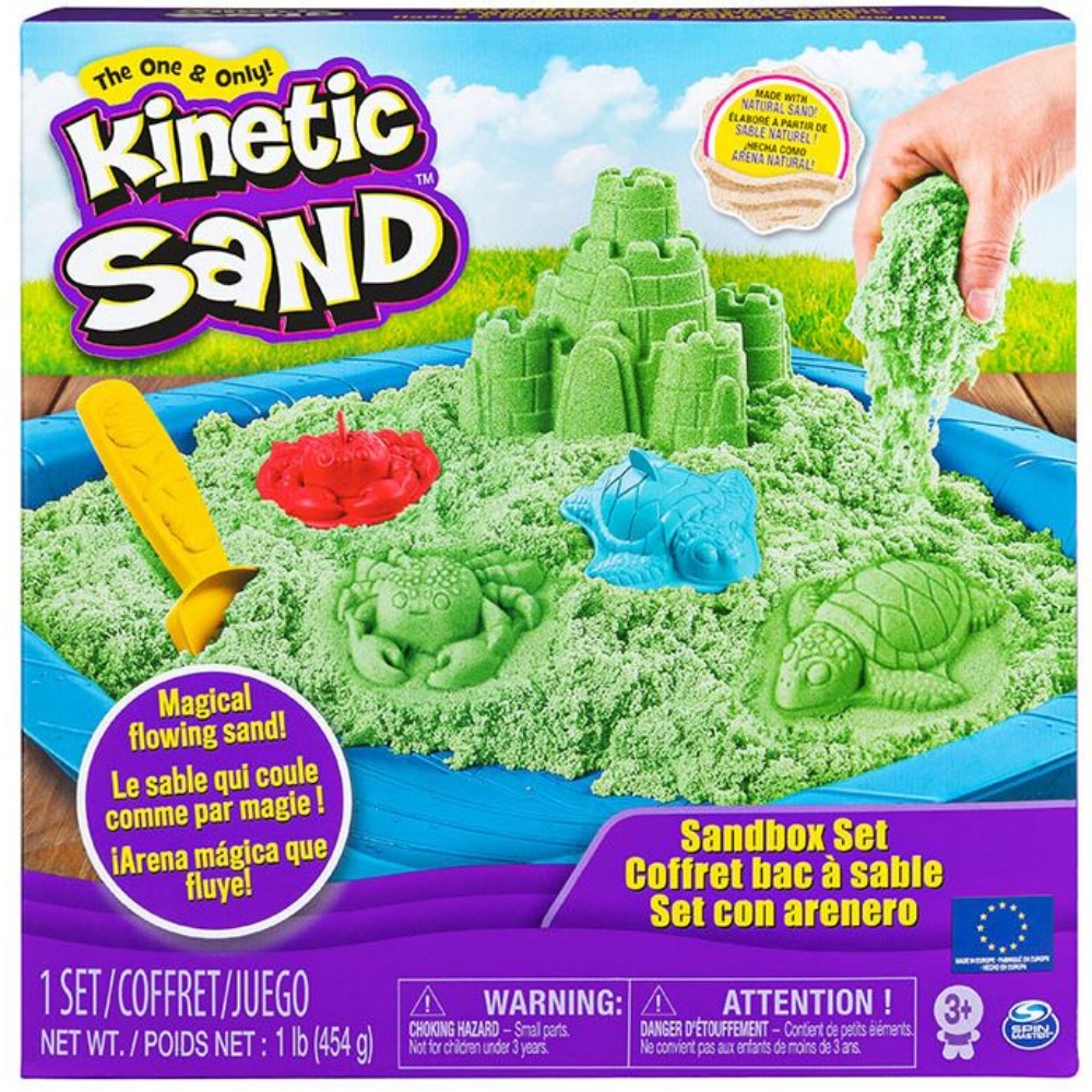 Kinetic – Sand Box Set – Green – 454g