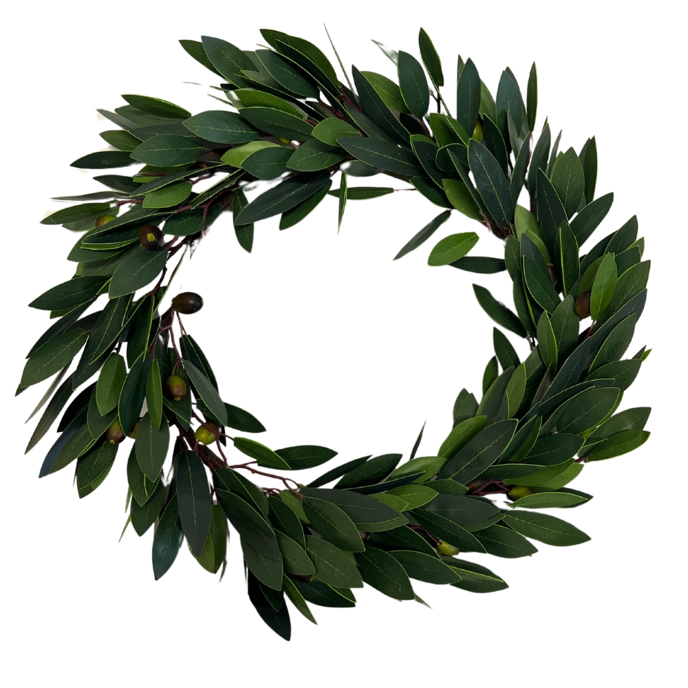 Toolhome Blossoms – Wreath Olive – 55cm