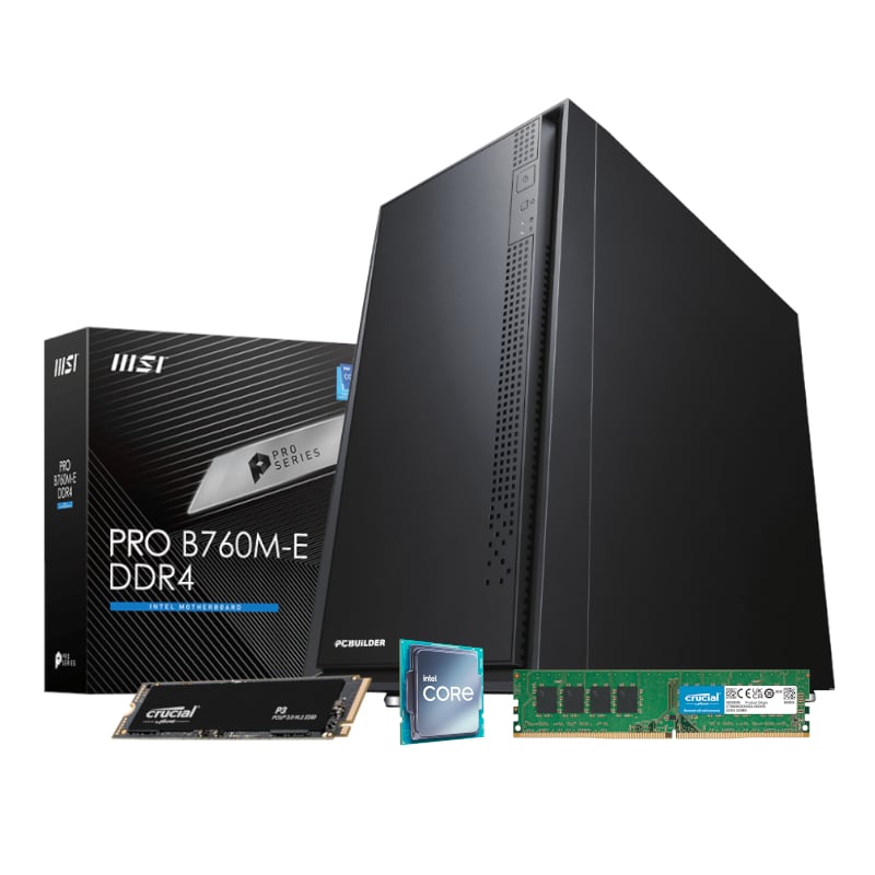 PCBuilder Intel i7-12700 HOME Master Windows 11 Desktop PC