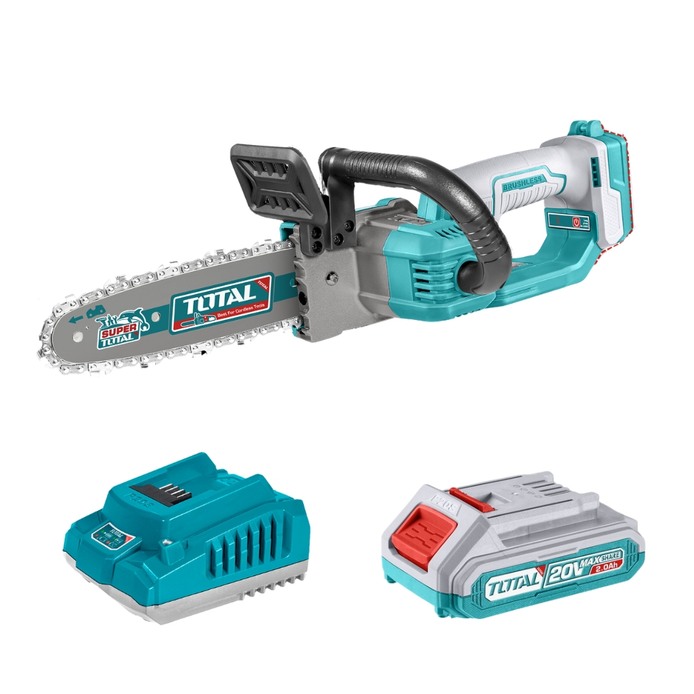 Total Tools – Li-ion Brushless Chain Saw – 20V