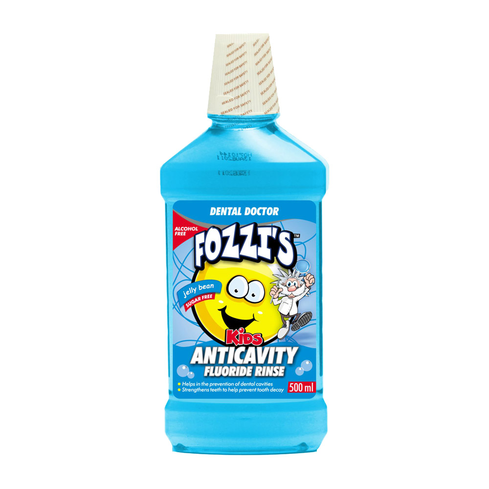 Fozzi`s – Dental Doctor Kids Anticavity Fluoride Rinse – 500ml – Jelly Bean
