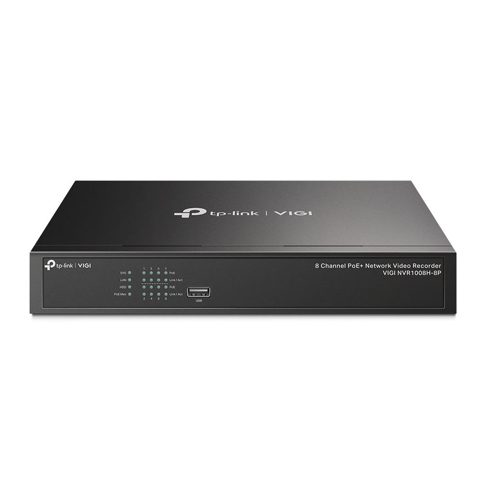 Vigi NVR1008H-8P 8 Channel PoE+ Network Video Recorder