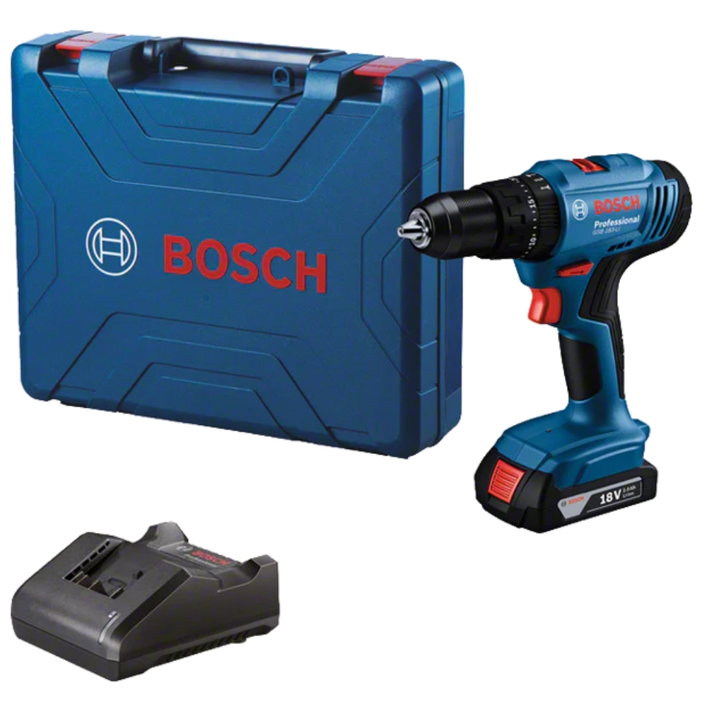 Bosch – Cordless Impact Drill / Driver GSB 183-LI with 1 Battery