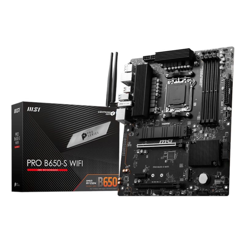 MSI PRO B650-S WIFI AM5 ATX Gaming Motherboard