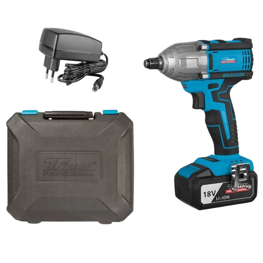 Trade Professional – 18V Cordless Impact Wrench – 4.0Ah Battery
