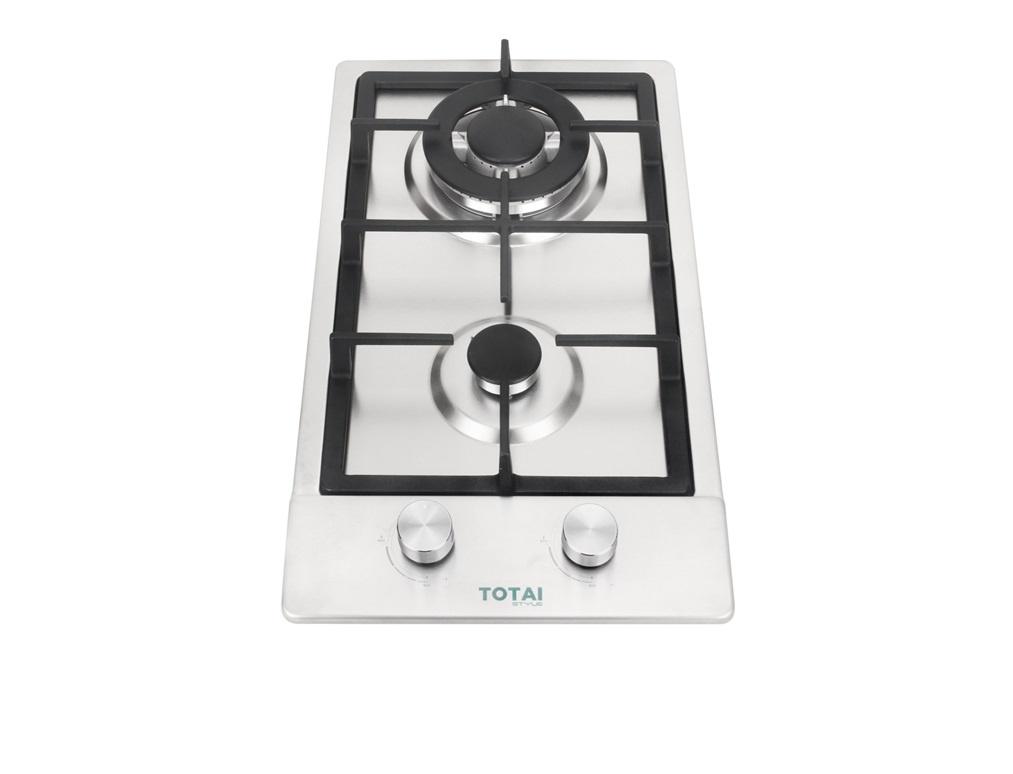 Totai 03/TS2BNR-SS Gas Hob 2 Burner – Stainless Steel