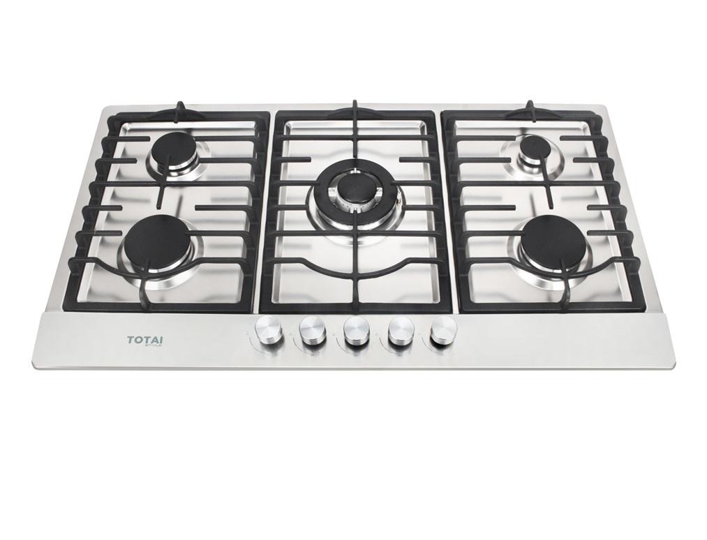 Totai 03/TS5BNR-SS – Gas Hob 5 Burner- Stainless Steel
