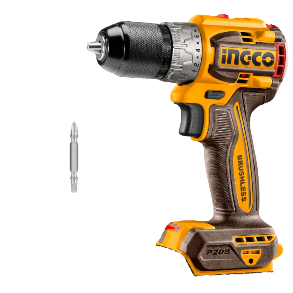 Ingco – Cordless Drill – Brushless – Compact – 60NM 20V – Unit Only