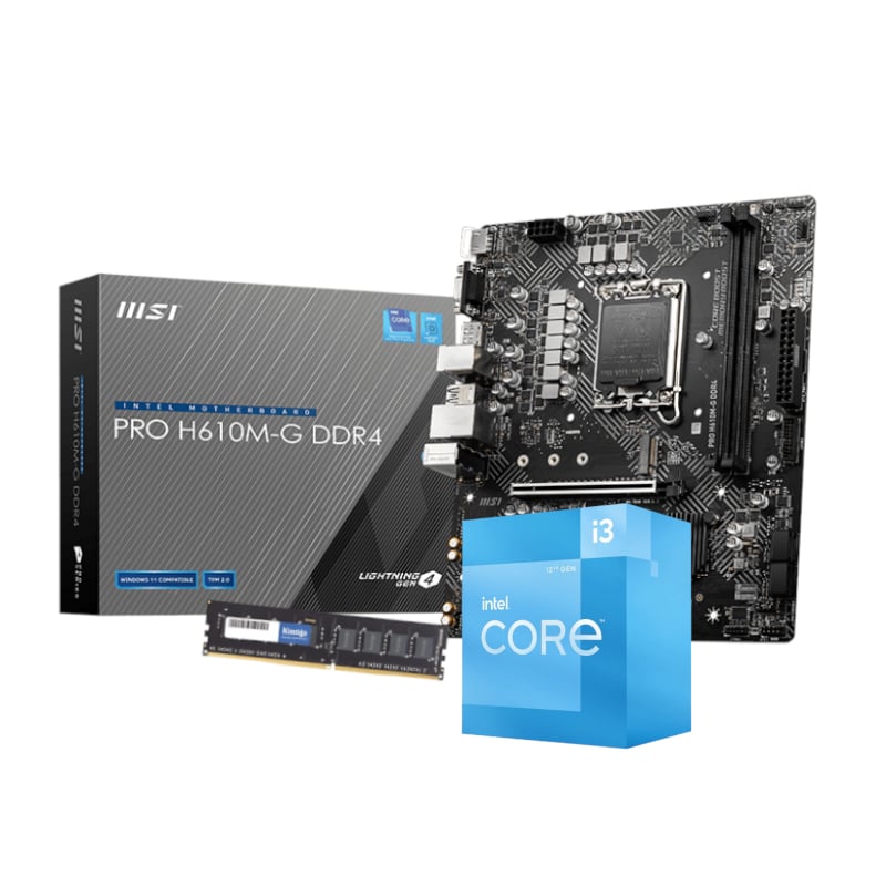PCBuilder Intel i3-12100 LEVEL UP Core Upgrade Kit