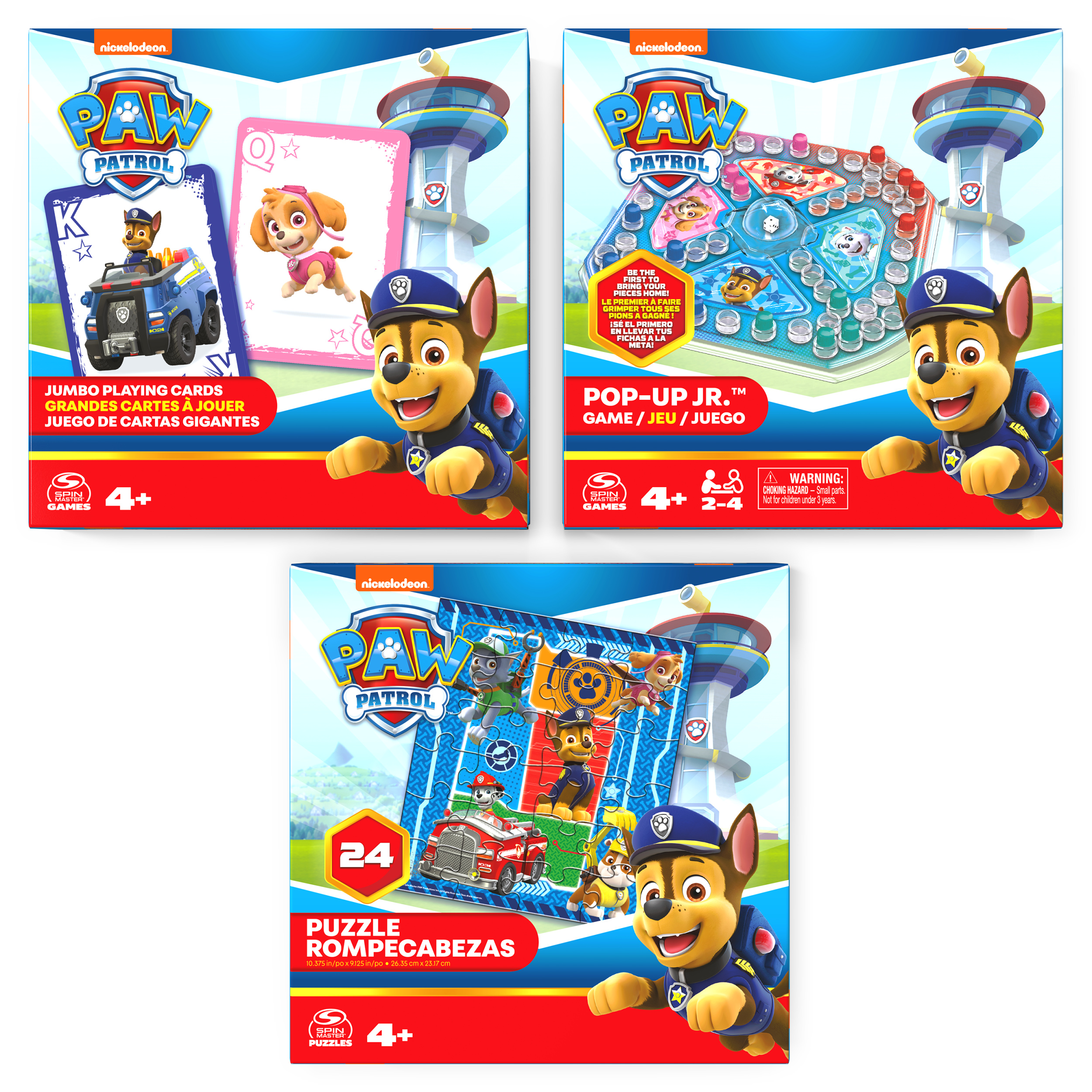Paw Patrol 3Pk Bundle Game