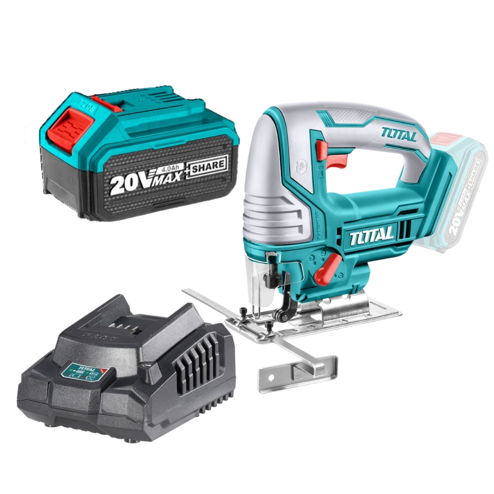 Total Tools – Lithium – Ion Jig Saw with Battery and Charger – Combo 2.0