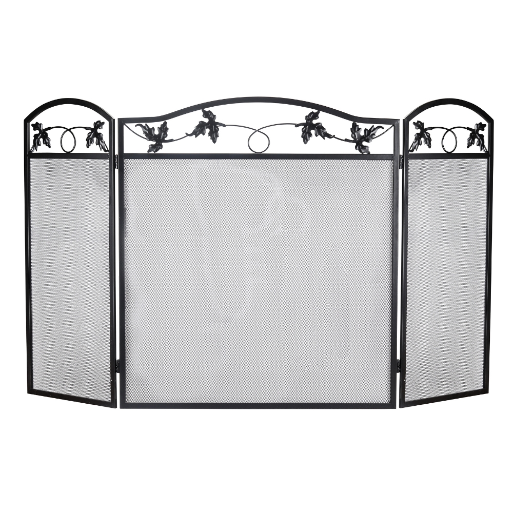 Fire Place Screen 3 Fold Vineyard