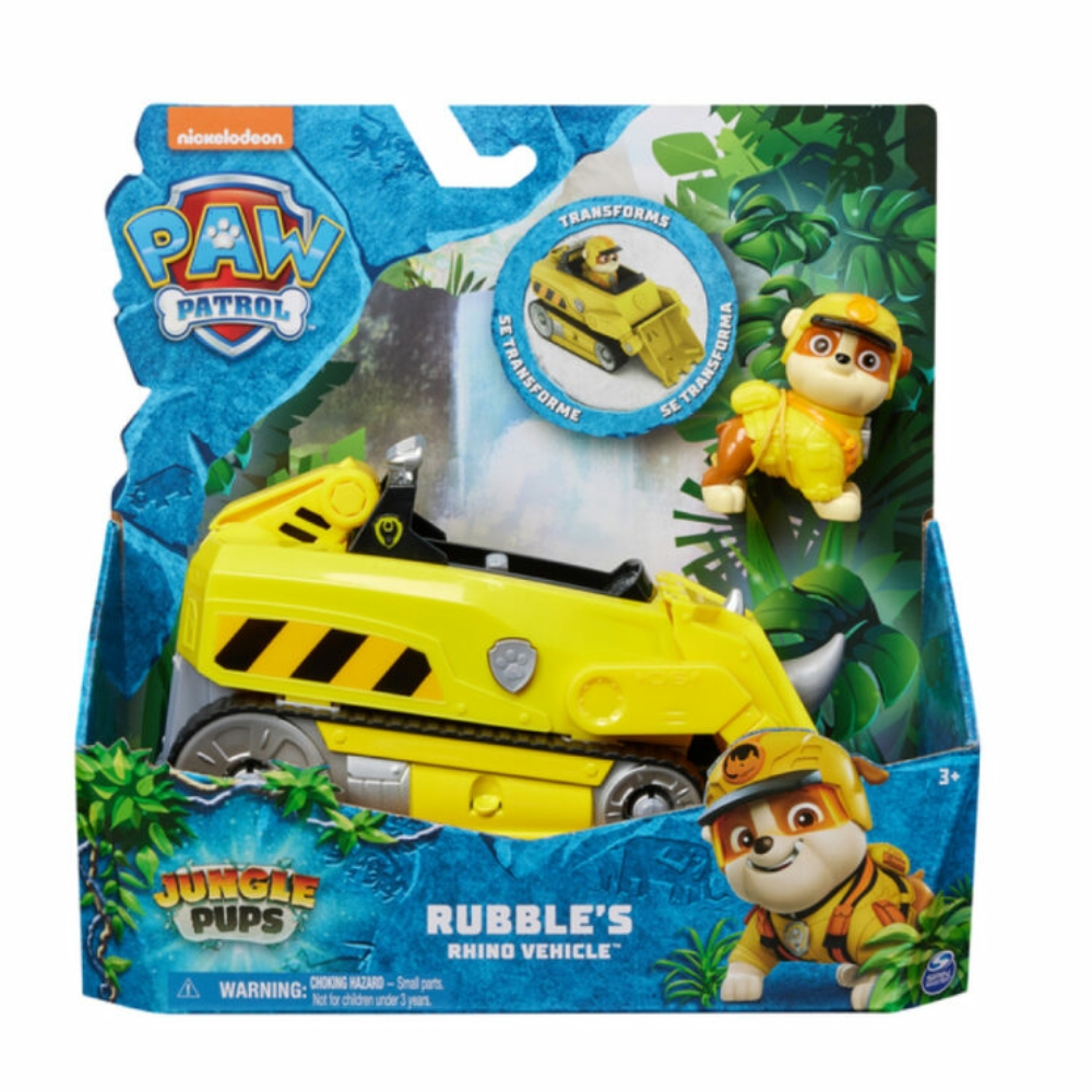 Paw Patrol – Jungle Pups – Rubble – Rhine Vehicle