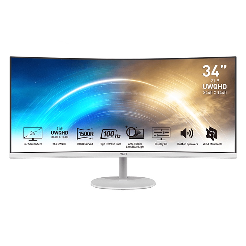 MSI PRO MP341CQ Professional Monitor 3440×1440 (UWQHD)