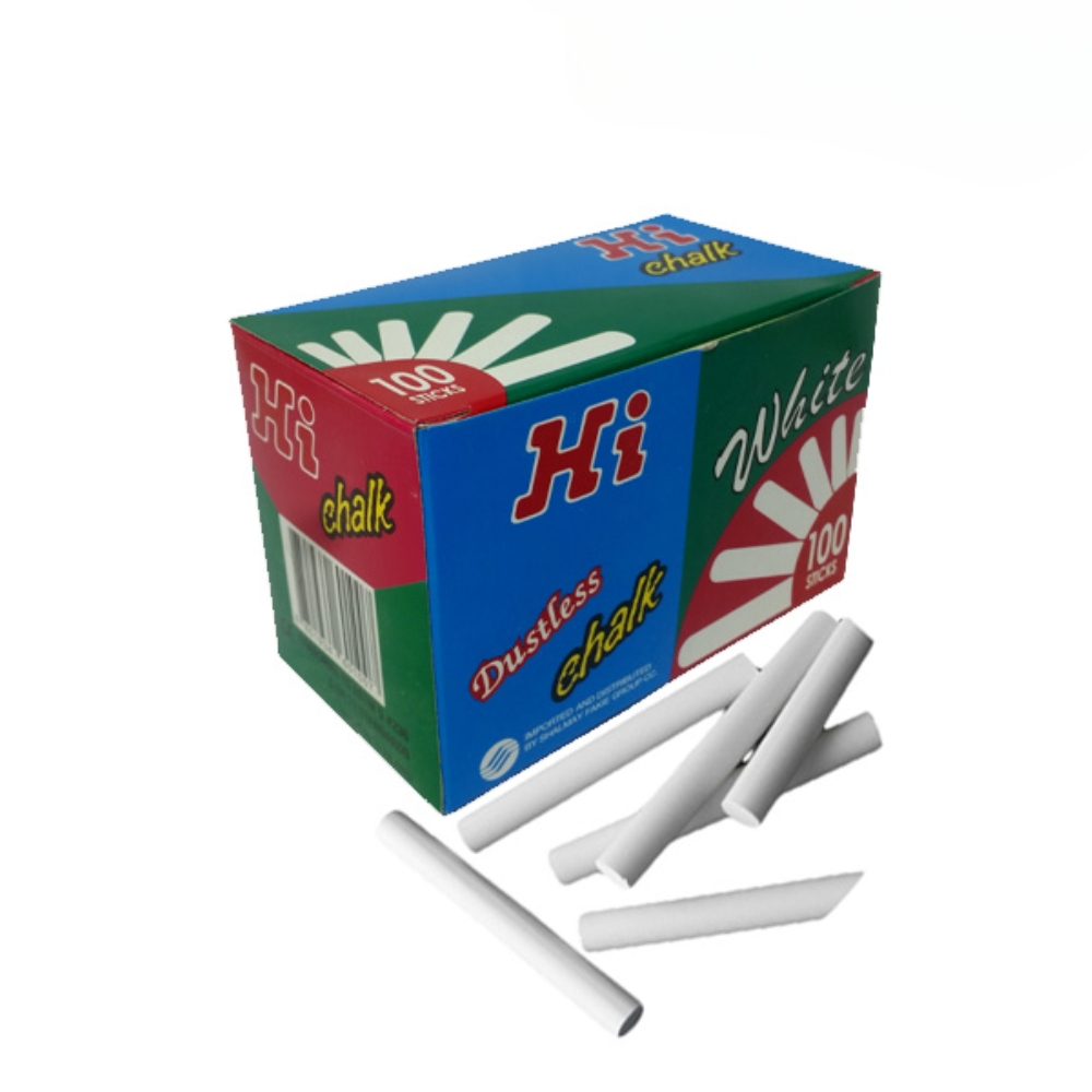 Hi Chalk, White 100 Sticks