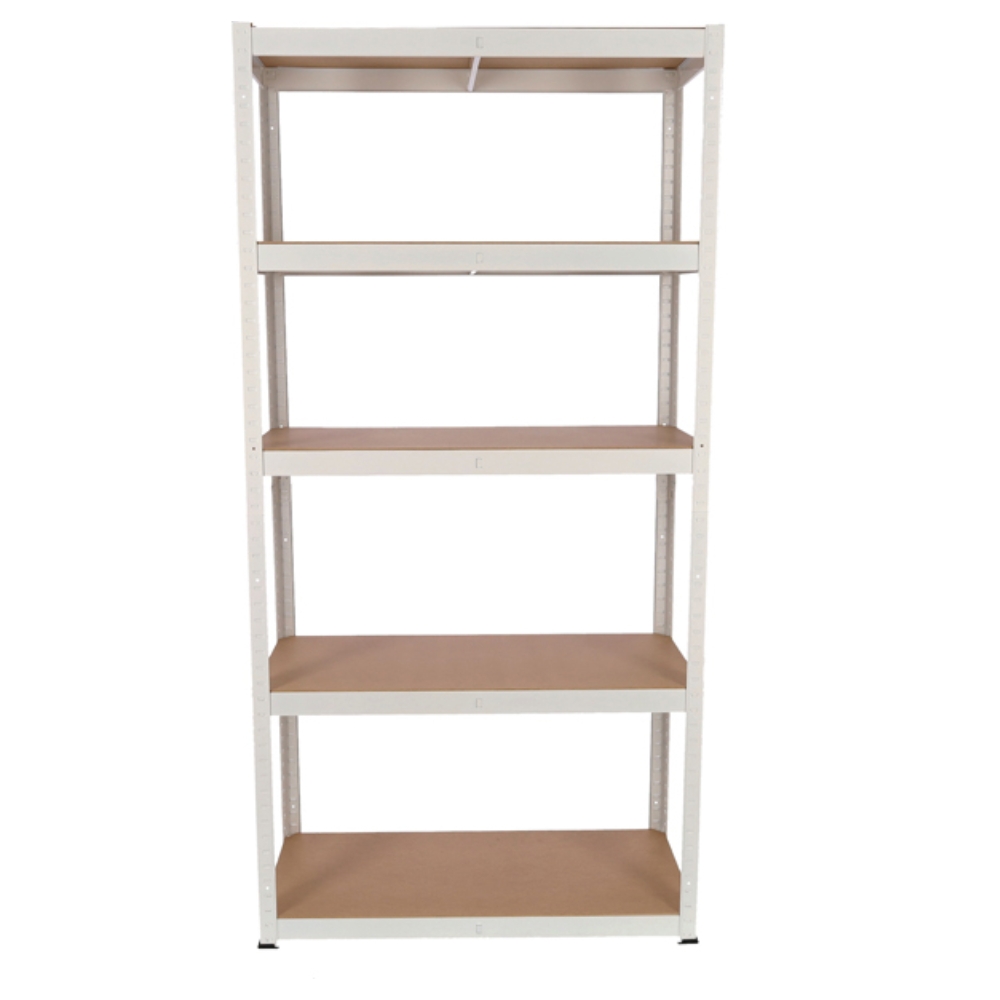 Stallion – Steel Shelving 5 Tier (180 x 90 x 40cm) – White