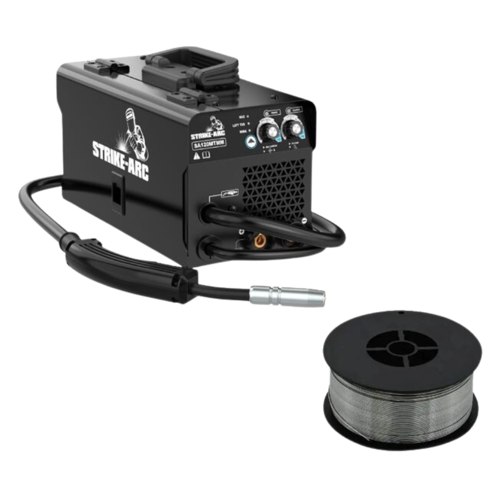 Strike-Arc – Inverter Welder 120AMP 4in1 with MIG Wire Fluxcore (0.9mmx1kg)