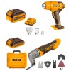 Ingco – Lithium-Ion Cordless 2 Piece Combo Kit (20V) Ingco – Lithium-Ion Cordless 2 Piece Combo Kit (20V)