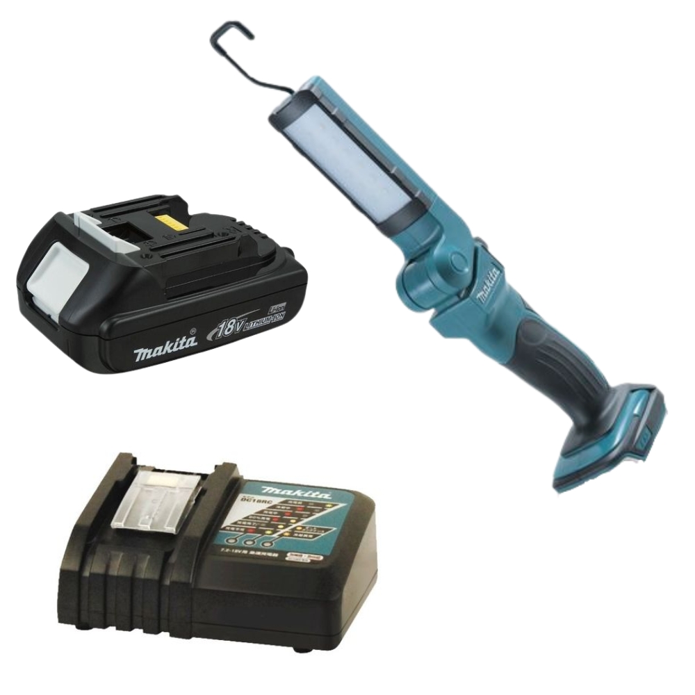 Makita Dml801 Li-Ion Led Job Site Light with 1.5Ah Battery and Charger