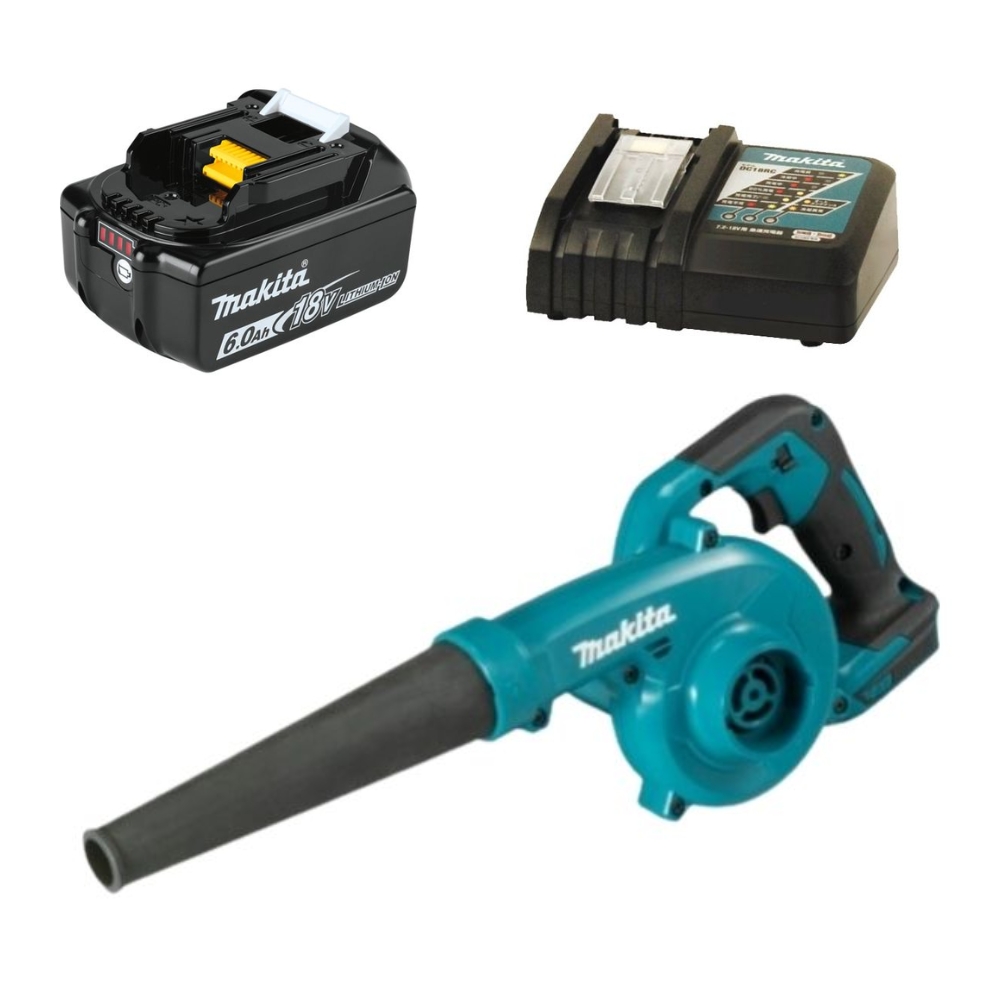 Makita – Cordless Blower 18V DUB185Z with (6.0Ah) Battery and Charger