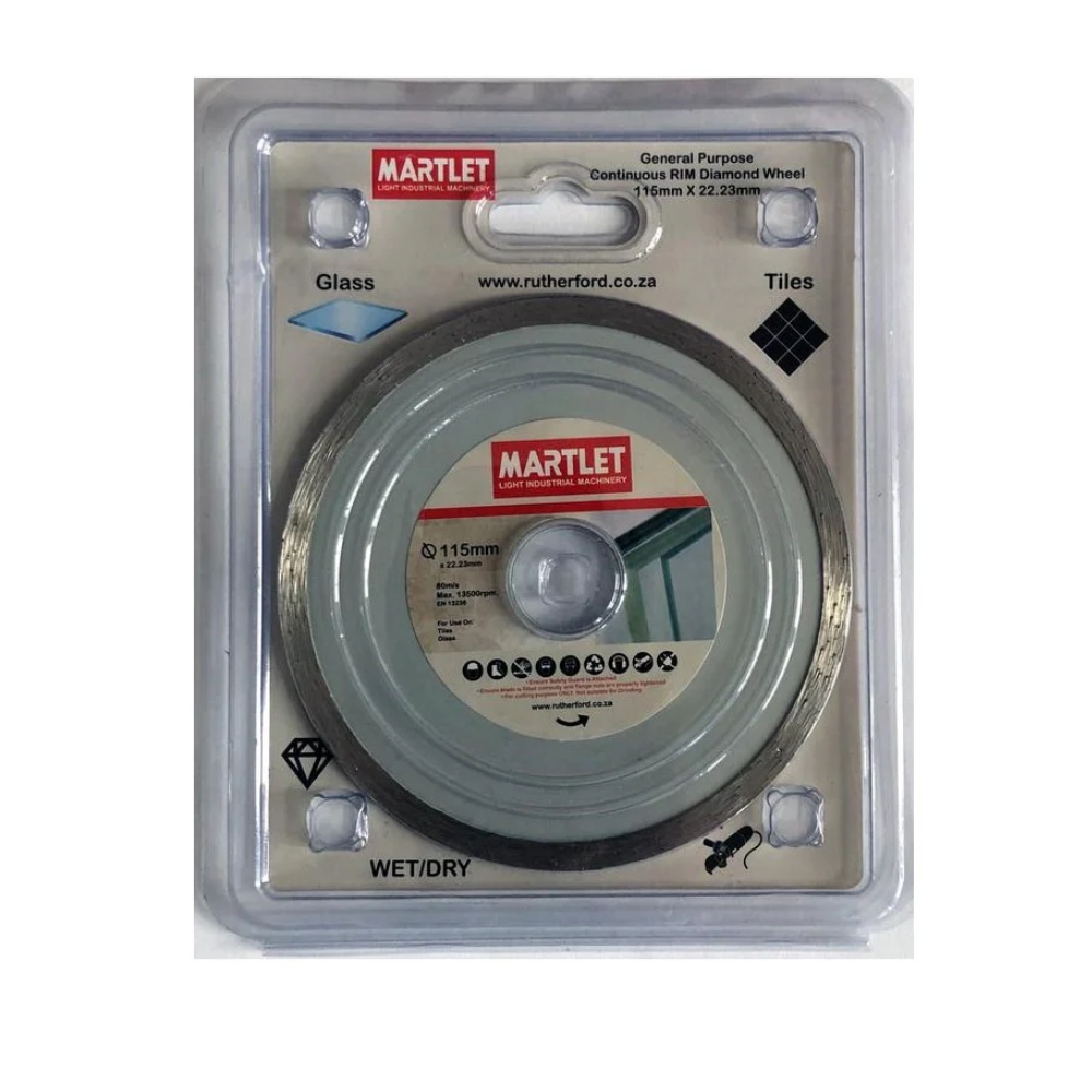Martlet – Diamond Cutting Wheel Continuous – 115mm