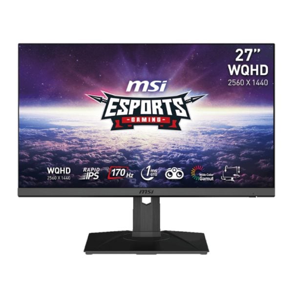 MSI G272QPF 27′ 1080p Full HD 1 ms Flat Monitor