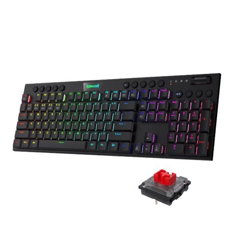 Redragon HORUS PRO Mechanical Full RGB Wireless Gaming Keyboard – Black