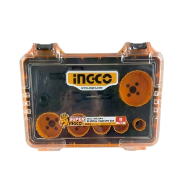 Ingco – Plumber & Electrician Bi-Metal Hole Saw Set (18-Piece)
