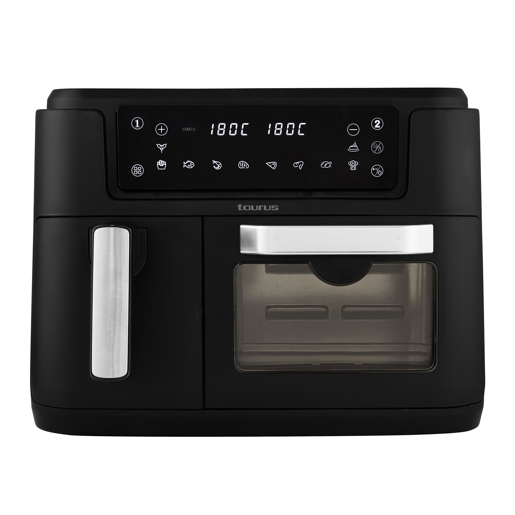 Taurus Air Fryer Dual Zone Digital Non-Stick Black 9.5L 2400W “Duo”