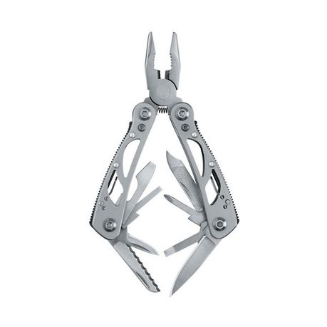 Flash 11-In-1 Stainless Steel Multi-Tool + Carry Pouch