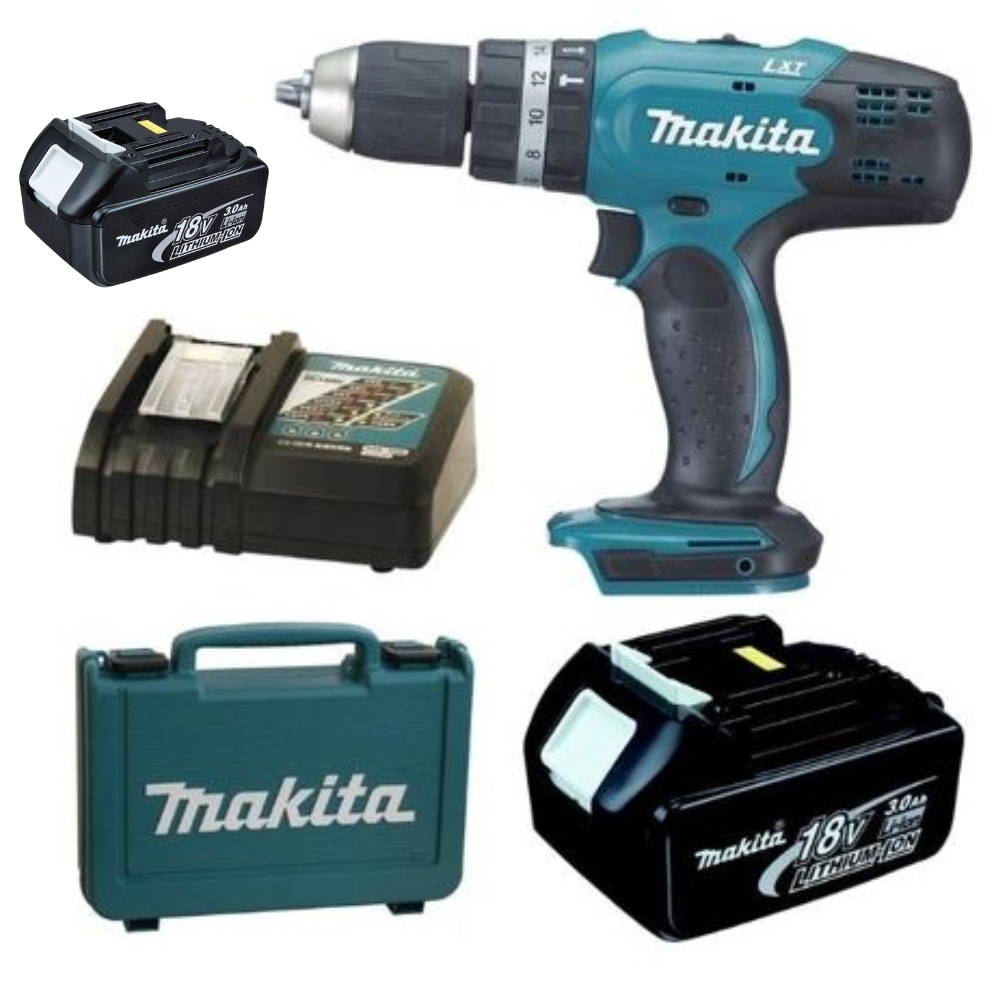 Makita – Impact Driver Drill DHP453ZK with 2 x 3.0Ah Batteries & Charger