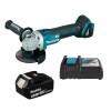 Makita – Brushless Angle Grinder DGA456ZJ with 5.0Ah Batteries and Charger Makita – Brushless Angle Grinder DGA456ZJ with 5.0Ah Batteries and Charger