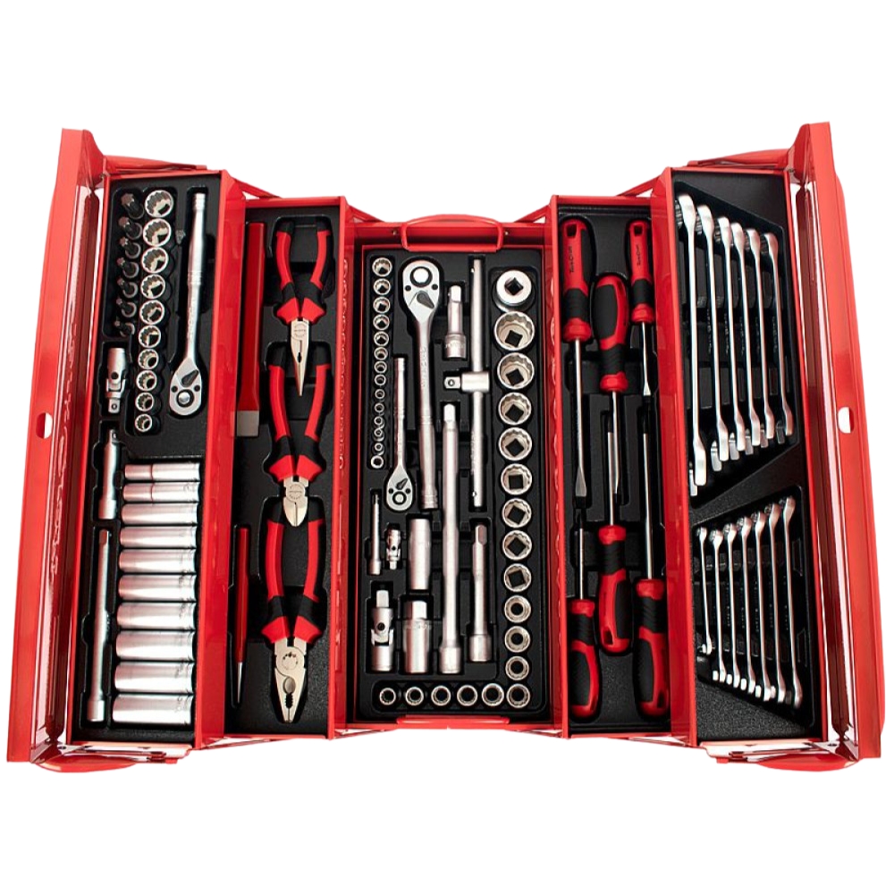 Tork Craft – Toolbox Compact 1/2″ – 3 Tray – 71Pce