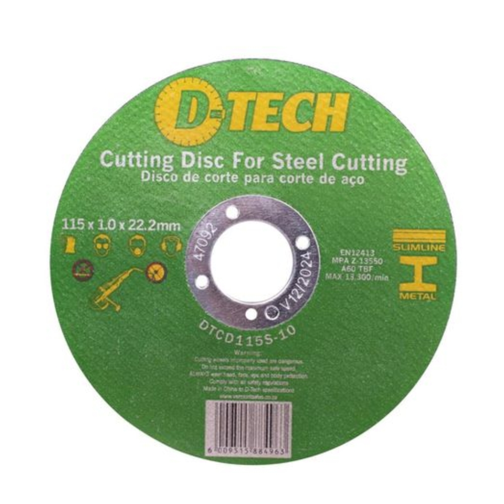 D-Tech – Cutting Disc For Steel Cutting – Pack Of 5