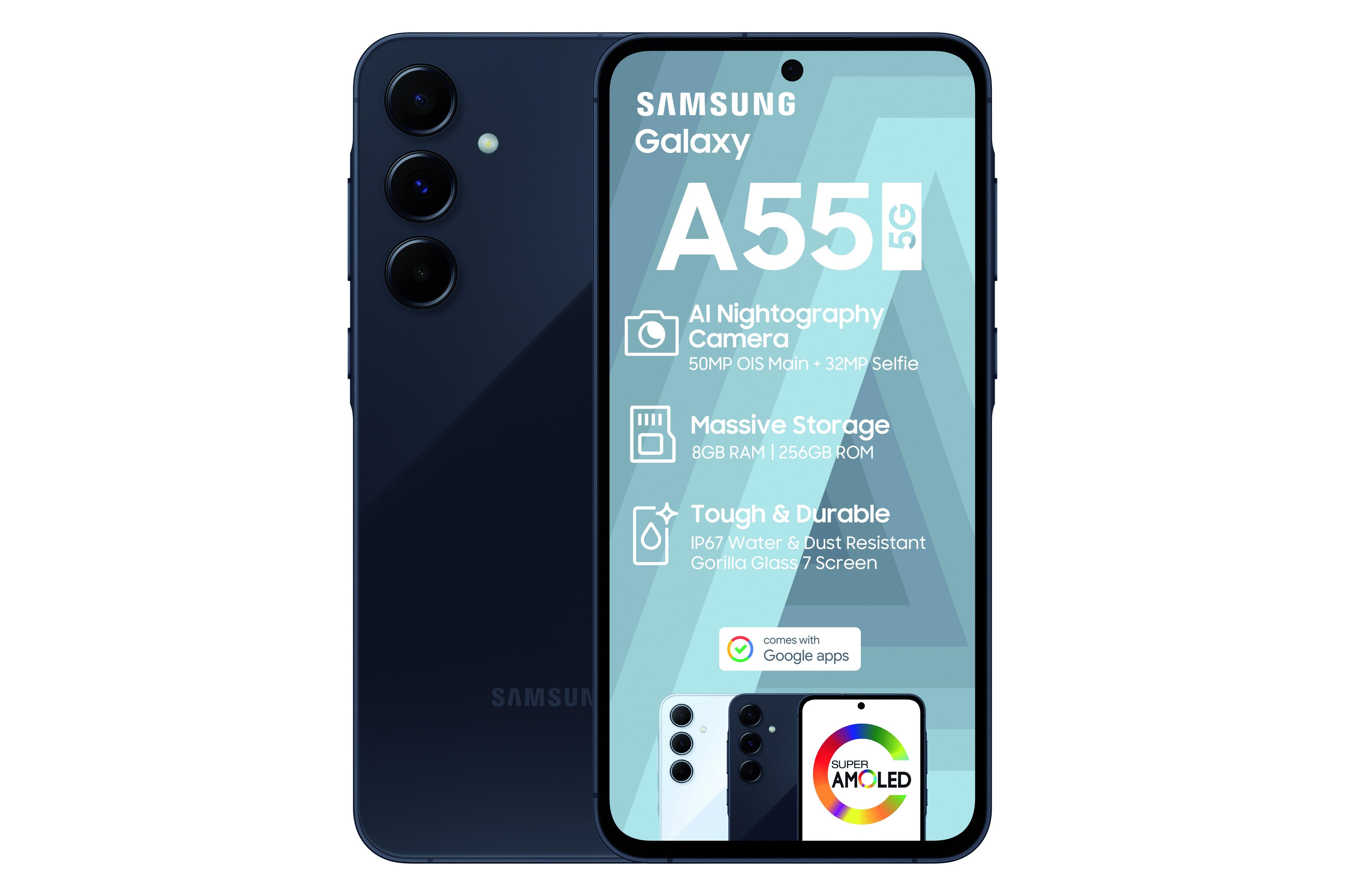 Samsung Galaxy A55 5G 256GB Dual Sim – Awesome Navy