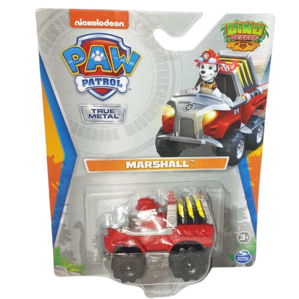 Paw Patrol – Die-Cast Vehicles – True Metal – Dino Rescue – Marshall