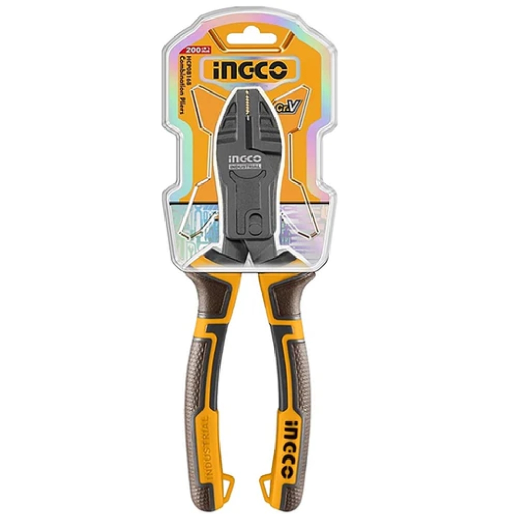 Ingco – Compound Action Combination Pliers – 8″/200mm